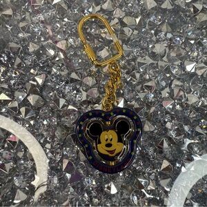Disney Mickey Mouse Enamel Keychain - Gold, Red, Navey & Yellow